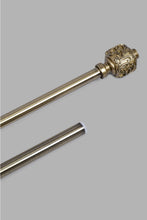 Load image into Gallery viewer, Redtag-Bronze-Satin-Finish-Extendable-Single-Curtain-Rod-With-Finial-Curtain-Rods-Home-Bedroom-