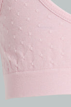 Load image into Gallery viewer, Redtag-White/Pink-Jacquard-Bra-(2Pack)-365,-Colour:Assorted,-Filter:Senior-Girls-(9-to-14-Yrs),-GSR-Bras,-New-In,-New-In-GSR,-Non-Sale,-Section:Kidswear-Senior-Girls-9 to 14 Years