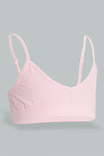 Load image into Gallery viewer, Redtag-White/Pink-Jacquard-Bra-(2Pack)-365,-Colour:Assorted,-Filter:Senior-Girls-(9-to-14-Yrs),-GSR-Bras,-New-In,-New-In-GSR,-Non-Sale,-Section:Kidswear-Senior-Girls-9 to 14 Years