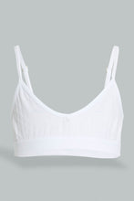 Load image into Gallery viewer, Redtag-White/Pink-Jacquard-Bra-(2Pack)-365,-Colour:Assorted,-Filter:Senior-Girls-(9-to-14-Yrs),-GSR-Bras,-New-In,-New-In-GSR,-Non-Sale,-Section:Kidswear-Senior-Girls-9 to 14 Years