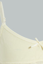 Load image into Gallery viewer, Redtag-White-Floral/Yellow-Bra-(2Pack)-365,-Character,-Colour:Assorted,-ESS,-Filter:Senior-Girls-(9-to-14-Yrs),-GSR-Bras,-New-In,-New-In-GSR,-Non-Sale,-Section:Kidswear-Senior-Girls-9 to 14 Years