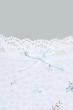 Load image into Gallery viewer, Redtag-White-Floral/Grey-Melange-Bra-(2Pack)-365,-Character,-Colour:Assorted,-ESS,-Filter:Senior-Girls-(9-to-14-Yrs),-GSR-Bras,-New-In,-New-In-GSR,-Non-Sale,-Section:Kidswear-Senior-Girls-9 to 14 Years