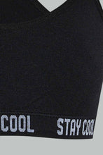 Load image into Gallery viewer, Redtag-White/Black-Seamless-Padded-Bra-(2Pack)-365,-Colour:Assorted,-Filter:Senior-Girls-(9-to-14-Yrs),-GSR-Bras,-New-In,-New-In-GSR,-Non-Sale,-Section:Kidswear-Senior-Girls-9 to 14 Years