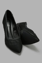 تنزيل الصورة على معرض الصور، Redtag-Black-Lurex-Court-Court-Shoes-Women's-
