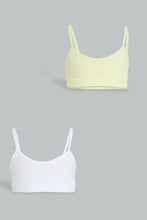 Load image into Gallery viewer, Redtag-White/Beige-Bra-(2Pack)-365,-Colour:Assorted,-Filter:Senior-Girls-(9-to-14-Yrs),-GSR-Bras,-New-In,-New-In-GSR,-Non-Sale,-Section:Kidswear-Senior-Girls-9 to 14 Years
