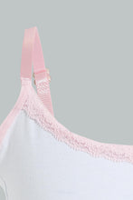 Load image into Gallery viewer, Redtag-Lt-Pink/White-Bra-(2Pack)-365,-Colour:Assorted,-Filter:Senior-Girls-(9-to-14-Yrs),-GSR-Bras,-New-In,-New-In-GSR,-Non-Sale,-Section:Kidswear-Senior-Girls-9 to 14 Years