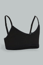 Load image into Gallery viewer, Redtag-Lt-Pink/Black-Bra-(2Pack)-365,-Colour:Assorted,-Filter:Senior-Girls-(9-to-14-Yrs),-GSR-Bras,-New-In,-New-In-GSR,-Non-Sale,-Section:Kidswear-Senior-Girls-9 to 14 Years