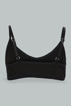 Load image into Gallery viewer, Redtag-Lt-Pink/Black-Bra-(2Pack)-365,-Colour:Assorted,-Filter:Senior-Girls-(9-to-14-Yrs),-GSR-Bras,-New-In,-New-In-GSR,-Non-Sale,-Section:Kidswear-Senior-Girls-9 to 14 Years