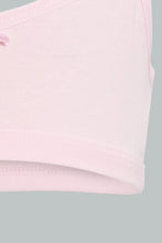 Load image into Gallery viewer, Redtag-Lt-Pink/Black-Bra-(2Pack)-365,-Colour:Assorted,-Filter:Senior-Girls-(9-to-14-Yrs),-GSR-Bras,-New-In,-New-In-GSR,-Non-Sale,-Section:Kidswear-Senior-Girls-9 to 14 Years