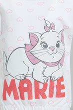 تنزيل الصورة على معرض الصور، Redtag-White-Marie-Sweat-T-Shirt-All-Over-Prints-Infant-Girls-3 to 24 Months