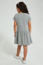تنزيل الصورة على معرض الصور، Redtag-Grey-Marl-Embroideredellished-Dress-Colour:Grey,-Filter:Girls-(2-to-8-Yrs),-Girls-Dresses,-New-In,-New-In-GIR,-Non-Sale,-S22B,-Section:Kidswear-Girls-2 to 8 Years