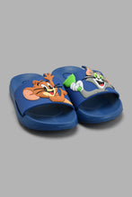 Load image into Gallery viewer, Redtag-Navy-Tom-&-Jerry-Character-Slide-Sliders-Boys-3 to 5 Years