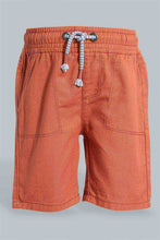 تنزيل الصورة على معرض الصور، Redtag-White-Car-T-Shirt-With-Orange-Twill-Short-Casual-Set(2-Pack)-Sets-Infant-Boys-3 to 24 Months