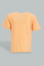 تنزيل الصورة على معرض الصور، Redtag-Orange-Yd-T-Shirt-With-Blue-Terry-Short-(2-Pack)-Colour:Orange,-Filter:Infant-Boys-(3-to-24-Mths),-Infant-Boys-Sets,-New-In,-New-In-INB,-Non-Sale,-S22B,-Section:Kidswear-Infant-Boys-3 to 24 Months