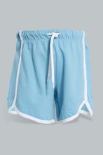 تنزيل الصورة على معرض الصور، Redtag-Blue-Jersey-Rib-Casual-Set-(2-Pack)-Sets-Infant-Boys-3 to 24 Months