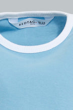 تنزيل الصورة على معرض الصور، Redtag-Blue-Jersey-Rib-Casual-Set-(2-Pack)-Sets-Infant-Boys-3 to 24 Months
