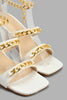 Redtag-White-Chain-Trim-Sandal-Mules-Women's-