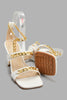 Redtag-White-Chain-Trim-Sandal-Mules-Women's-