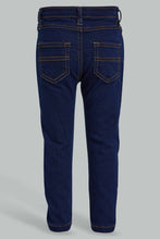 Load image into Gallery viewer, Redtag-Dark-Wash-Wash-Basic-Denim-Pant-Jeans-Slim-Fit-Infant-Boys-3 to 24 Months