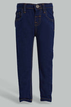 Load image into Gallery viewer, Redtag-Dark-Wash-Wash-Basic-Denim-Pant-Jeans-Slim-Fit-Infant-Boys-3 to 24 Months