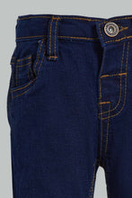 Load image into Gallery viewer, Redtag-Dark-Wash-Wash-Basic-Denim-Pant-Jeans-Slim-Fit-Infant-Boys-3 to 24 Months