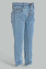 Load image into Gallery viewer, Redtag-Light-Wash-Wash-Basic-Denim-Pant-Jeans-Slim-Fit-Infant-Boys-3 to 24 Months