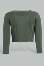 تنزيل الصورة على معرض الصور، Redtag-Dark-Green-Cropped-Jacket-Jackets-Women's-