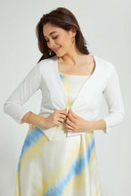 Load image into Gallery viewer, Redtag-White-Cropped-Jacket-Jackets-Women's-