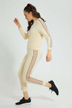 Load image into Gallery viewer, Redtag-Beige-Sweatshirt-Active-Sweatshirts-Women's-