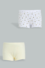 Load image into Gallery viewer, Redtag-White-Floral/Yellow-Boxer-Brief-(2Pack)-365,-Character,-Colour:Assorted,-Filter:Senior-Girls-(9-to-14-Yrs),-GSR-Briefs,-New-In,-New-In-GSR,-Non-Sale,-Section:Kidswear-Senior-Girls-9 to 14 Years