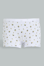 Load image into Gallery viewer, Redtag-White-Floral/Yellow-Boxer-Brief-(2Pack)-365,-Character,-Colour:Assorted,-Filter:Senior-Girls-(9-to-14-Yrs),-GSR-Briefs,-New-In,-New-In-GSR,-Non-Sale,-Section:Kidswear-Senior-Girls-9 to 14 Years