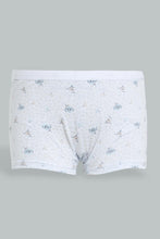 Load image into Gallery viewer, Redtag-White-Floral-/Grey-Melange-Boxer-Brief-(2Pack)-365,-Character,-Colour:Assorted,-Filter:Senior-Girls-(9-to-14-Yrs),-GSR-Briefs,-New-In,-New-In-GSR,-Non-Sale,-Section:Kidswear-Senior-Girls-9 to 14 Years