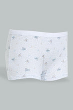 Load image into Gallery viewer, Redtag-White-Floral-/Grey-Melange-Boxer-Brief-(2Pack)-365,-Character,-Colour:Assorted,-Filter:Senior-Girls-(9-to-14-Yrs),-GSR-Briefs,-New-In,-New-In-GSR,-Non-Sale,-Section:Kidswear-Senior-Girls-9 to 14 Years