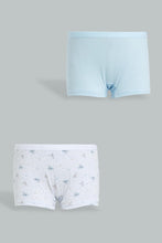 Load image into Gallery viewer, Redtag-White-Floral-/Grey-Melange-Boxer-Brief-(2Pack)-365,-Character,-Colour:Assorted,-Filter:Senior-Girls-(9-to-14-Yrs),-GSR-Briefs,-New-In,-New-In-GSR,-Non-Sale,-Section:Kidswear-Senior-Girls-9 to 14 Years