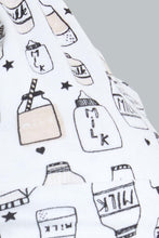 Load image into Gallery viewer, Redtag-White-I-Love-Milk-2-Piece-Pack-Hat-Hats-Baby-0 to 12 Months