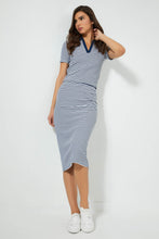 تنزيل الصورة على معرض الصور، Redtag-Navy-Striped-Polo-Tops-Women's-