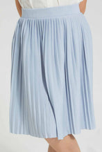 Load image into Gallery viewer, Redtag-Blue-Pleated-Knit-Skirt-Colour:Blue,-Filter:Girls-(2-to-8-Yrs),-Girls-Skirts,-New-In,-New-In-GIR,-Non-Sale,-S22B,-Section:Kidswear-Girls-2 to 8 Years