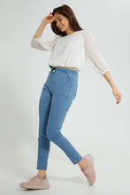 Load image into Gallery viewer, Redtag-White-Embroidered-Blouse-Blouses-Women's-
