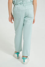 Load image into Gallery viewer, Redtag-Mint-Paper-Bag-Jean-Jeans-Baggy-Fit-Girls-2 to 8 Years