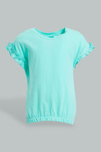 تنزيل الصورة على معرض الصور، Redtag-Mint-Elasticated-Hem-Jersey-Top-Colour:Mint,-Filter:Infant-Girls-(3-to-24-Mths),-Infant-Girls-Blouses,-New-In,-New-In-ING,-Non-Sale,-S22B,-Section:Kidswear-Infant-Girls-3 to 24 Months