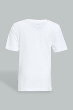 تنزيل الصورة على معرض الصور، Redtag-White-Animal-Apllique-Short-Slv-Tshirt-All-Over-Prints-Infant-Boys-3 to 24 Months