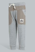 Load image into Gallery viewer, Redtag-Grey-And-Navy-Active-Pant-(2-Pack)-Joggers-Infant-Boys-3 to 24 Months