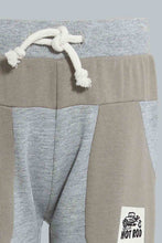 Load image into Gallery viewer, Redtag-Grey-And-Navy-Active-Pant-(2-Pack)-Joggers-Infant-Boys-3 to 24 Months