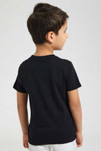 Load image into Gallery viewer, Redtag-Black-Tiger-Print-T-Shirt-Graphic-T-Shirts-Boys-2 to 8 Years