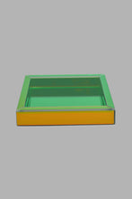 Load image into Gallery viewer, Redtag-Green-Glass-Decorative-Tray-Trays-Home-Decor-