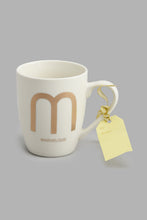 Load image into Gallery viewer, Redtag-Gold-Alphabet-Single-Mug--M-Marvelous-Mugs-Home-Dining-