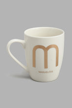 Load image into Gallery viewer, Redtag-Gold-Alphabet-Single-Mug--M-Marvelous-Mugs-Home-Dining-