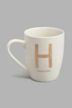 Load image into Gallery viewer, Redtag-Gold-Alphabet-Single-Mug-H-Handsome-Mugs-Home-Dining-