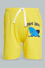 تنزيل الصورة على معرض الصور، Redtag-White-And-Navy-3-Pack-Shark-Pyjama-Set-Set-Pyjama-Sets-Infant-Boys-3 to 24 Months