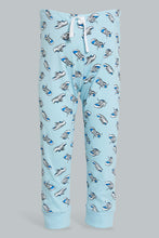 تنزيل الصورة على معرض الصور، Redtag-White-And-Royal-3-Pack-Shark-Pyjama-Set-Set-Pyjama-Sets-Infant-Boys-3 to 24 Months